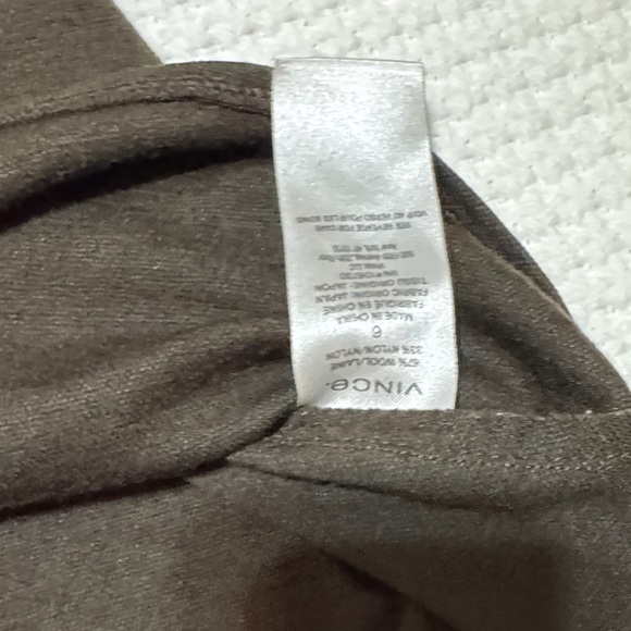 Vince Olive Green Wool Belted Skirt size 6 - Picture 5 of 8